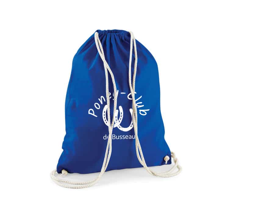 SAC GYM - Poney-club de Busseau - Bleu roi - WM110