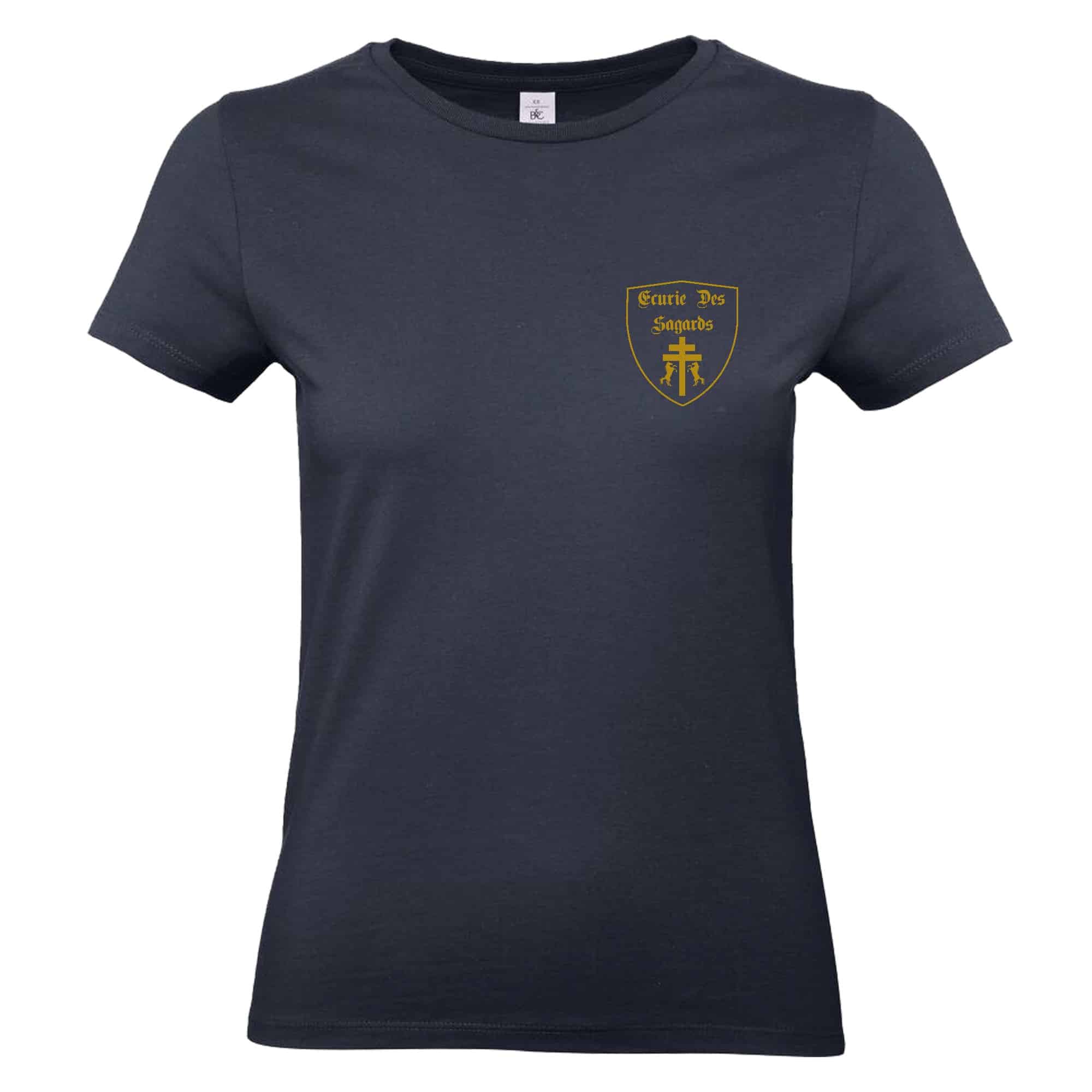 T-SHIRT (femme) - ECURIE DES SAGARDS - Navy - BC04T