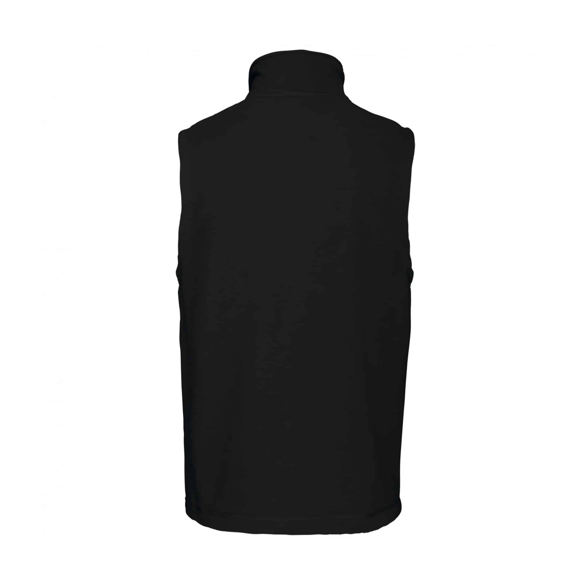 Veste micropolaire zippée sans manches (Homme) – Avenir de la septaine - Noir – K913 – Image 2