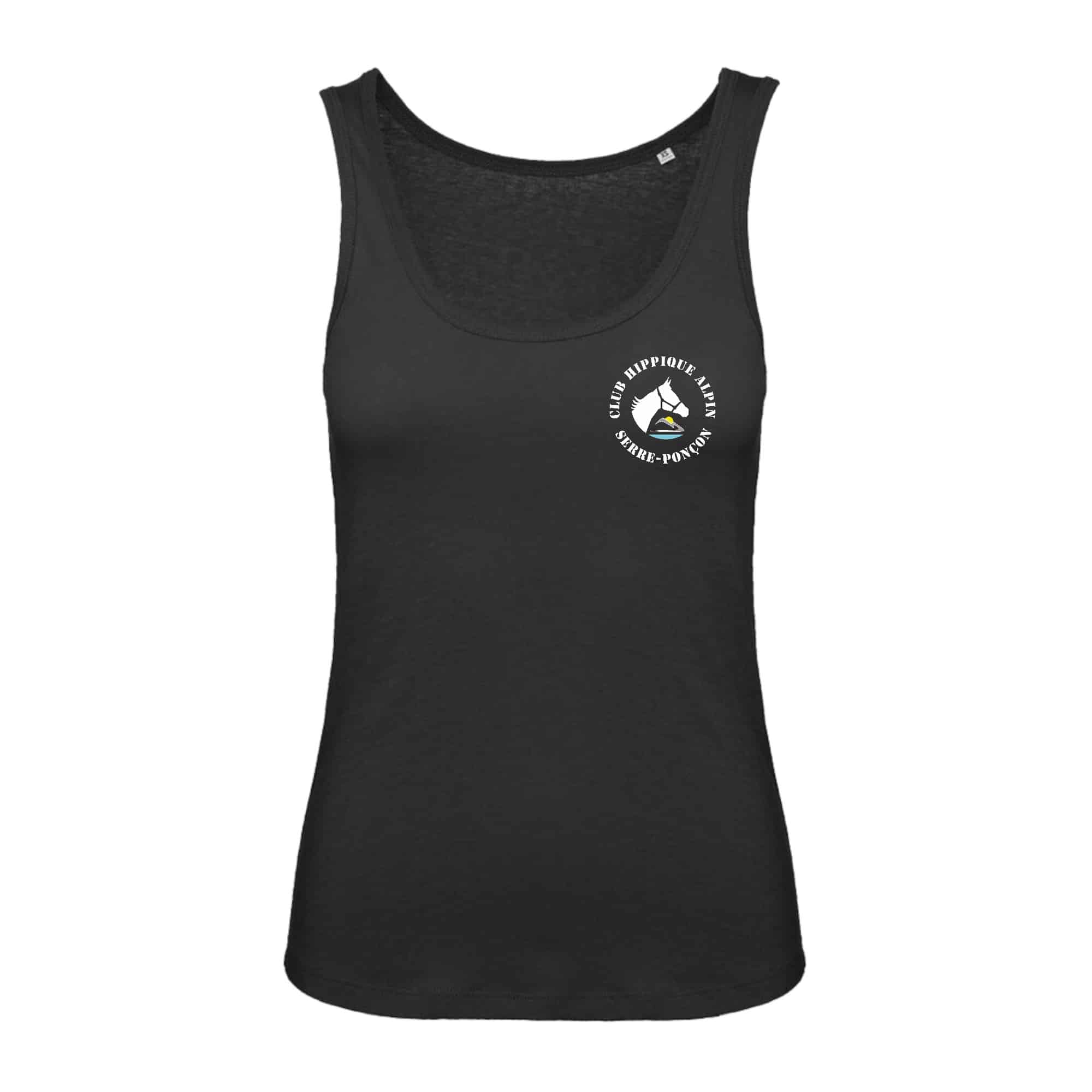 DEBARDEUR (femme) - Club Hippique Alpin Serre-Ponçon - Noir - BC073