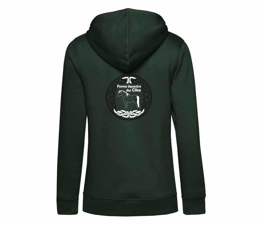 SWEAT A CAPUCHE (femme) – Ferme Equestre des Cilex - BCW34B – Image 3