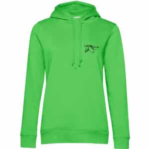 SWEAT A CAPUCHE (femme) – L’Equimargeride - Vert pomme - BCW34B
