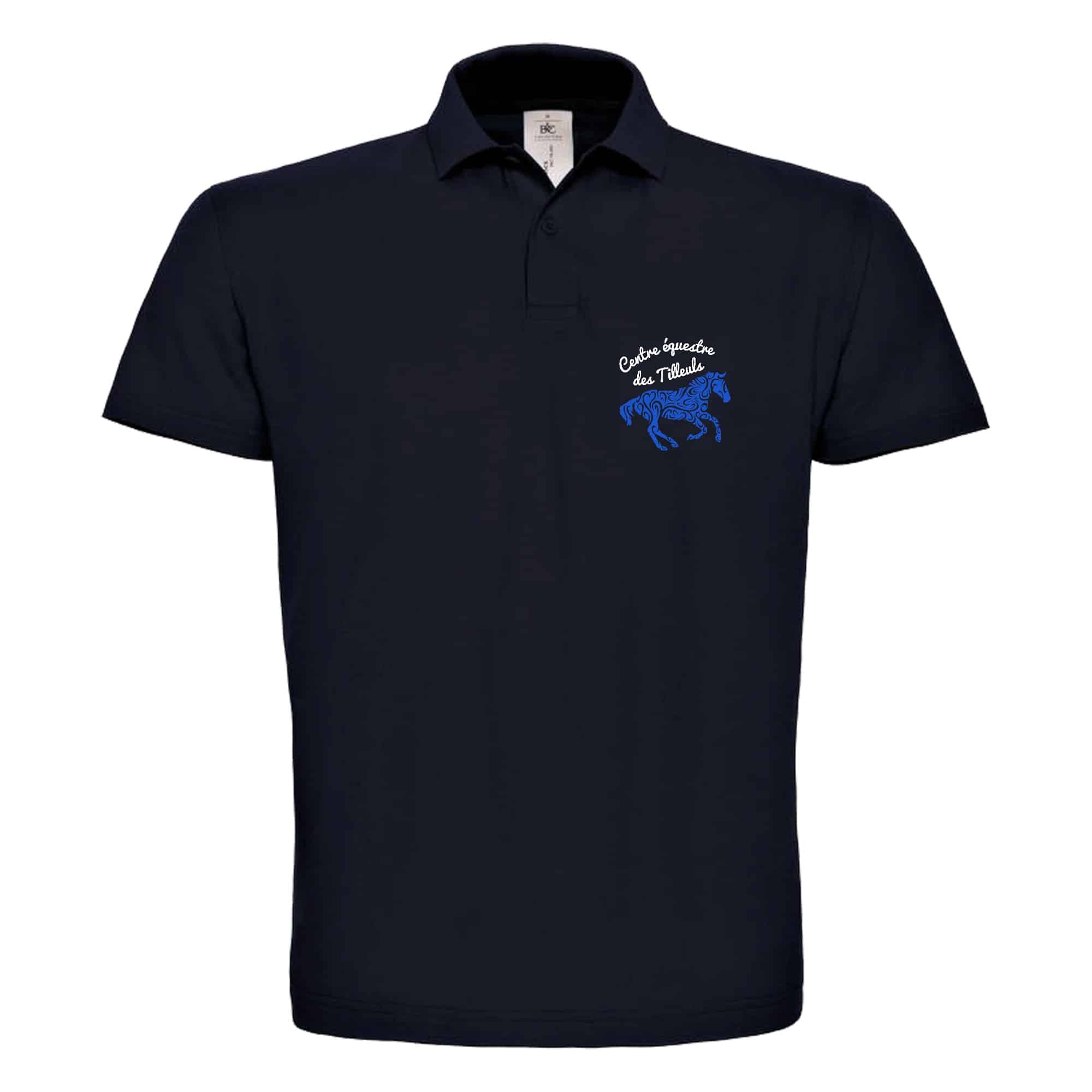 POLO (homme) - Centre équestre des Tilleuls - Navy - BCID1