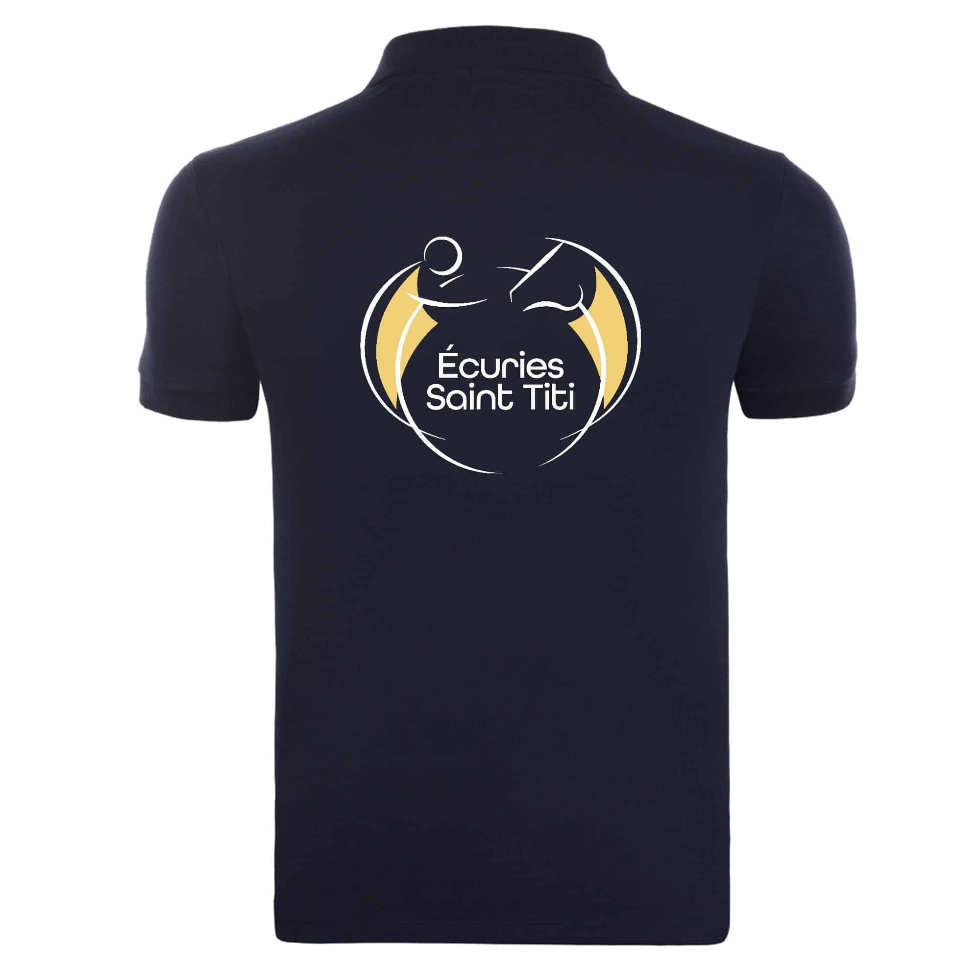 POLO (enfant) - Écuries Saint Titi - Navy - BCK424 – Image 3