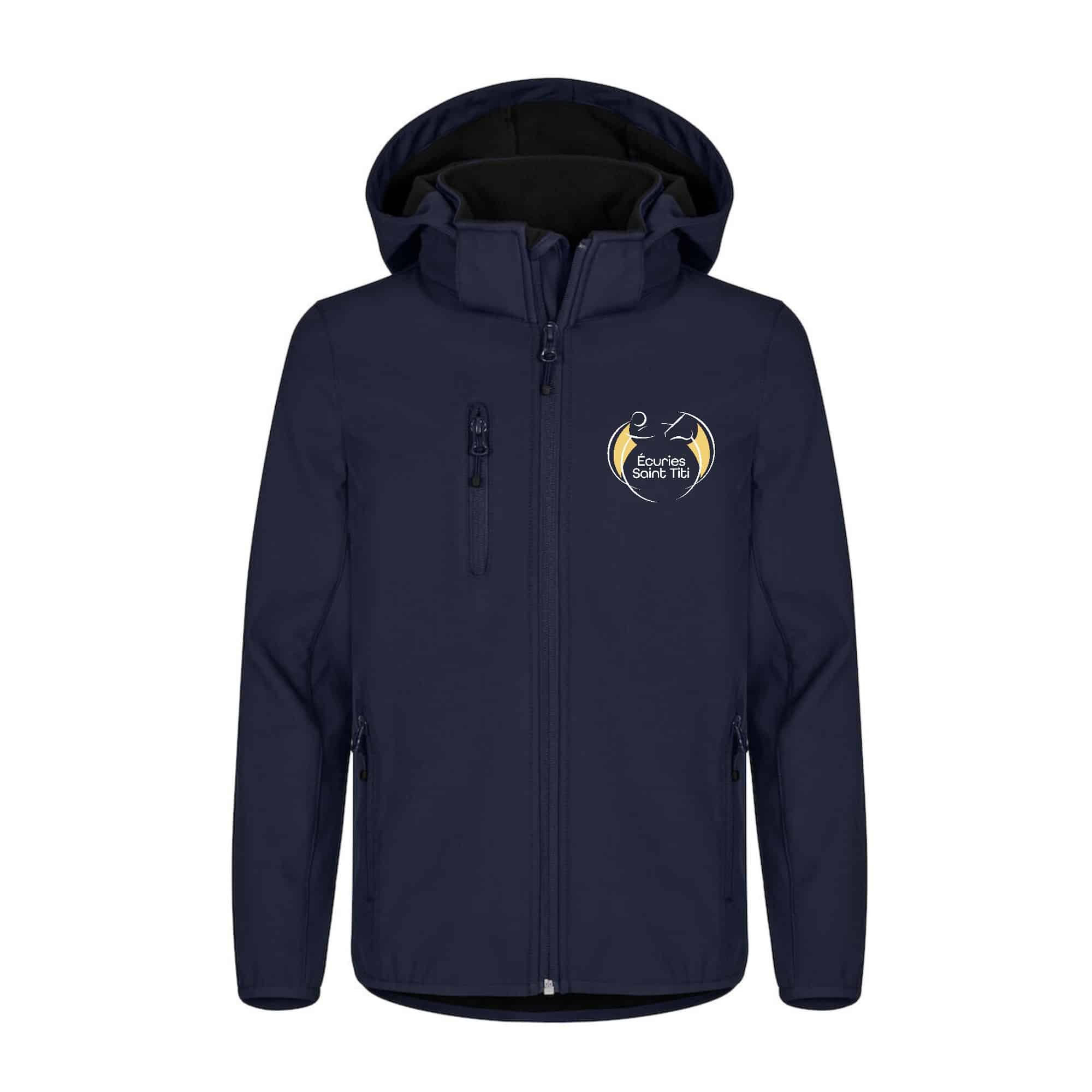 SOFTSHELL ''Classic'' (enfant) - Écuries Saint Titi - Navy - 0200909