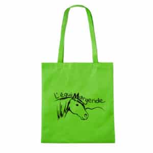 TOTE BAG - L’Equimargeride - Vert pomme - WM101