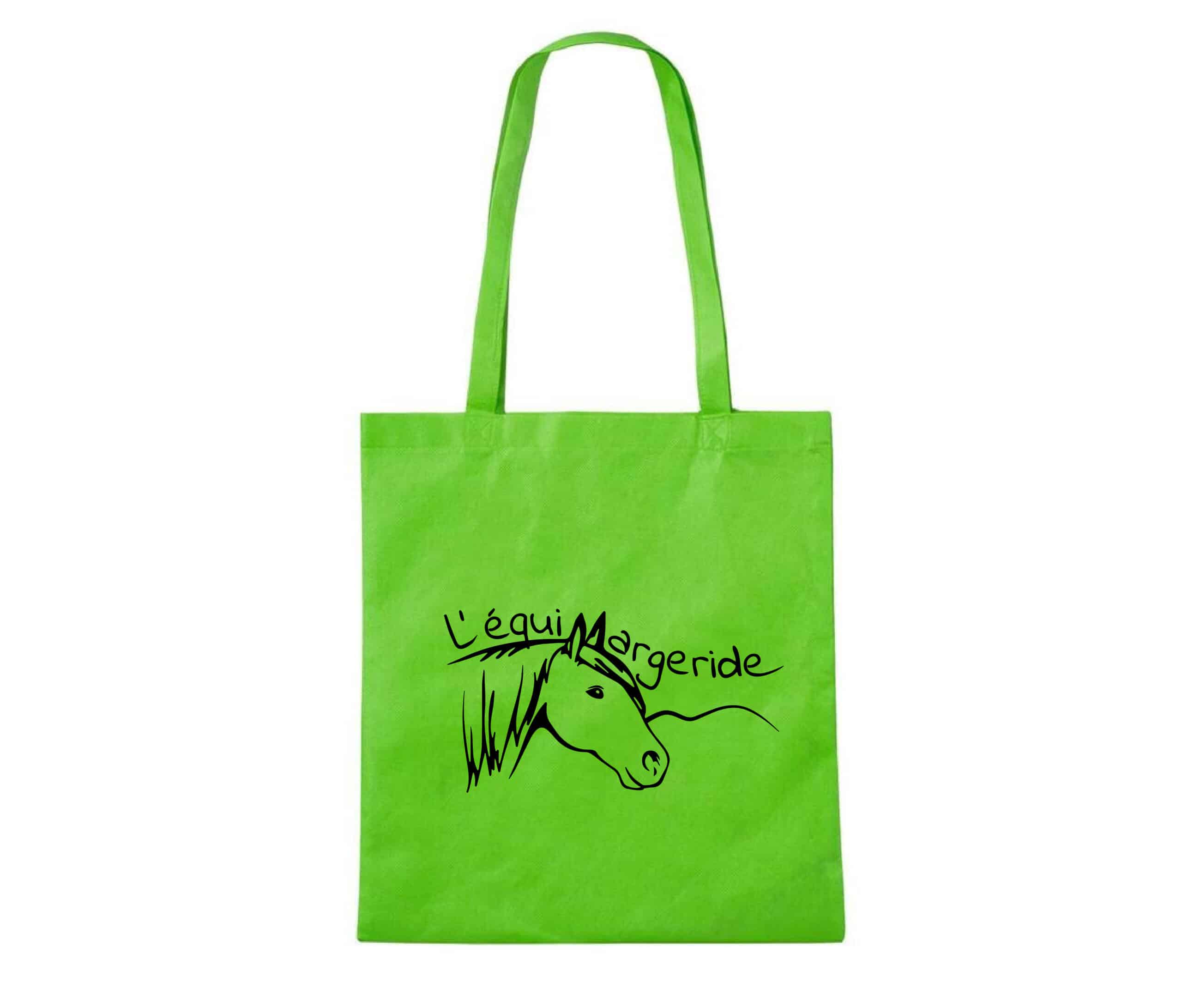 TOTE BAG - L’Equimargeride - Vert pomme - WM101