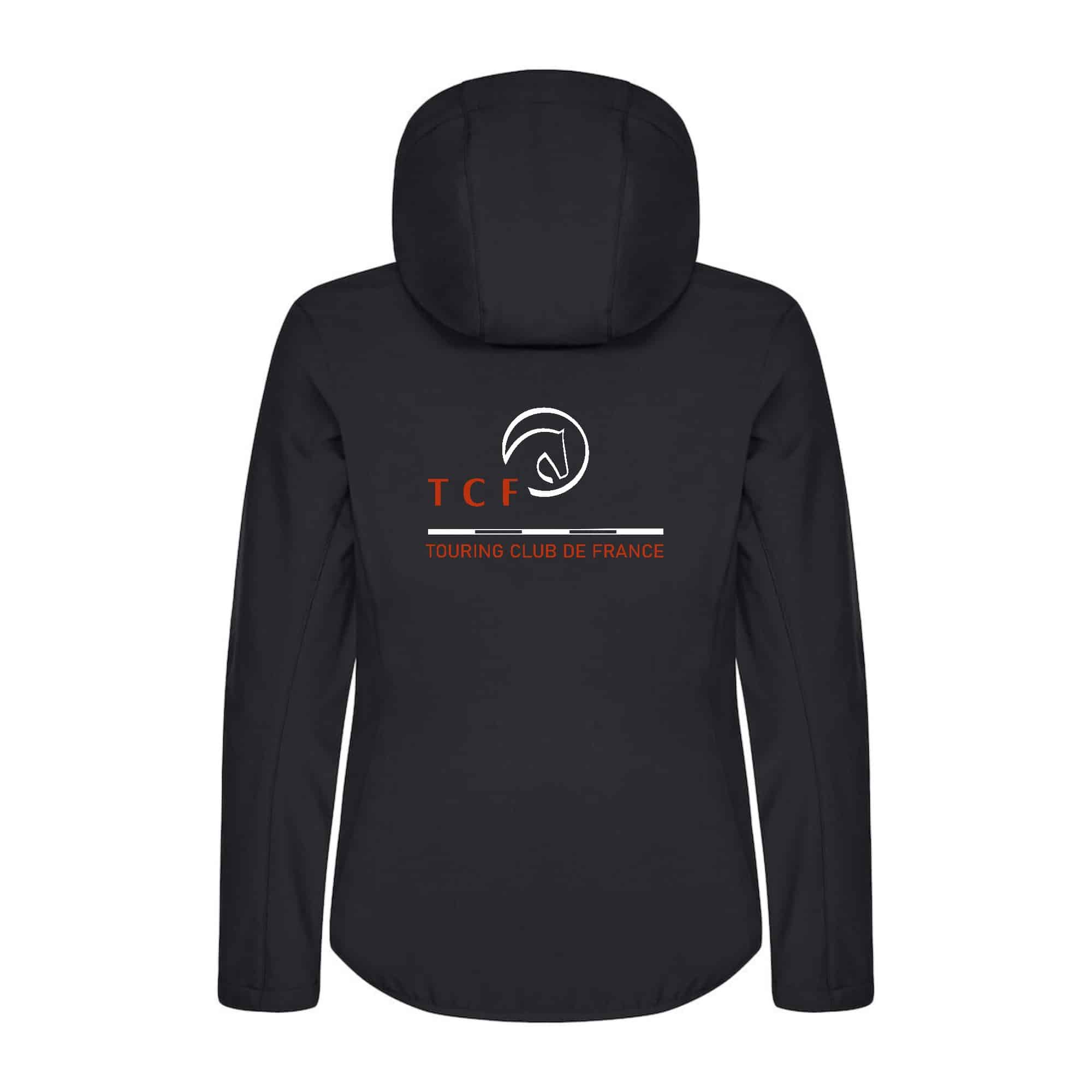 SOFTSHELL "Classic" (femme) - Centre Hippique du Touring Club de France - Noir - 0200917 – Image 3