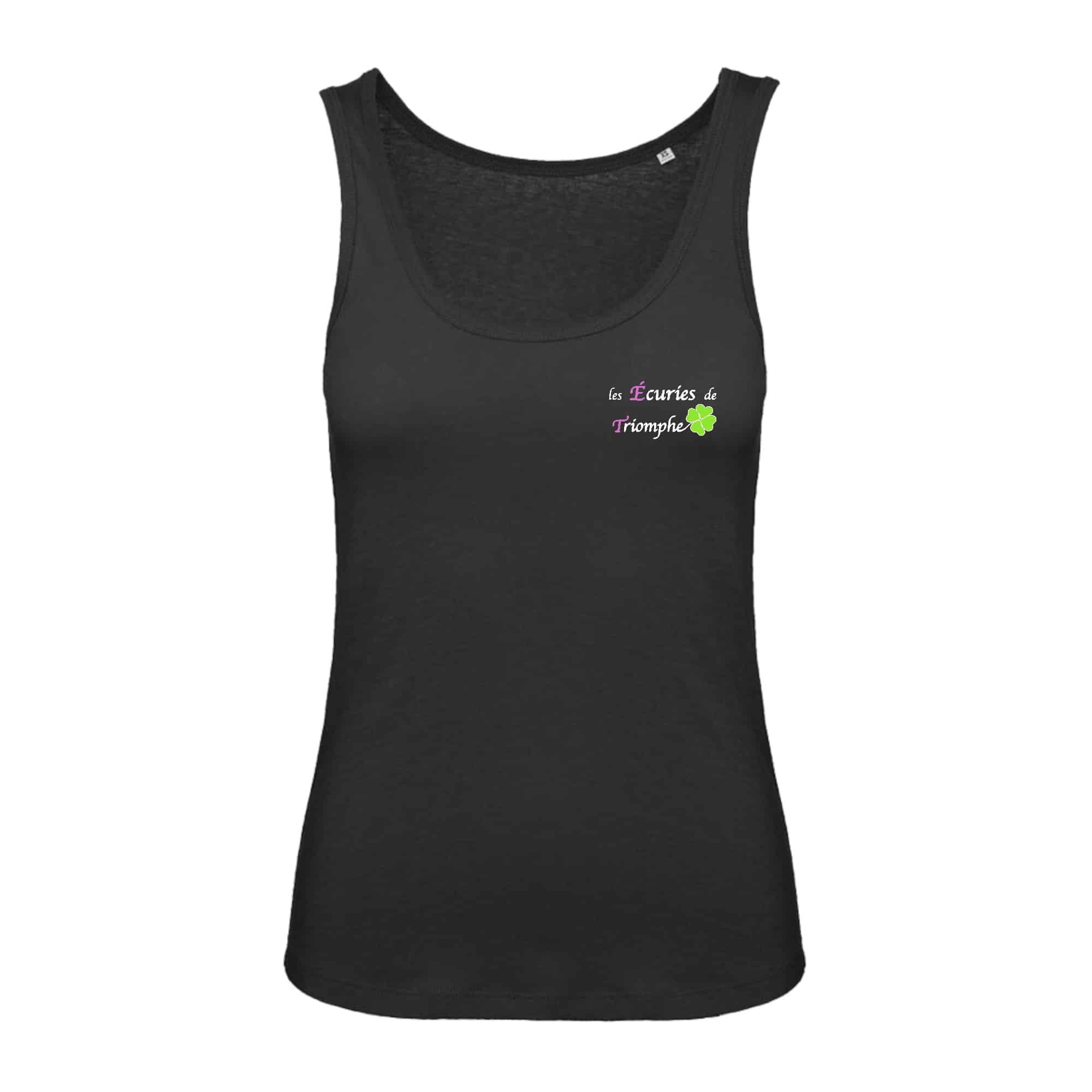 DEBARDEUR (femme) - Les écuries de Triomphe (13) - Noir - BC073