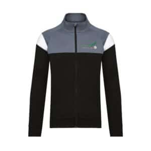 Veste de survêtement zippée (unisexe) - VIVE LE SPORT - Noir - PA390