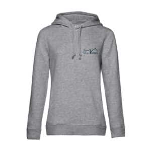 SWEAT A CAPUCHE (femme) – SCEA les Vottes - Gris chiné - BCW34B