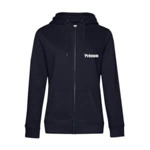 SWEAT ZIPPÉ (femme) - yebleron equitation - Navy - BCW03Q