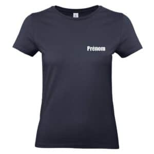 T-SHIRT (femme) - yebleron equitation - Navy - BC04T