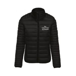 DOUDOUNE AVEC MANCHES (femme) - Aux petits poneys de Zermezeele - Noir - K6121