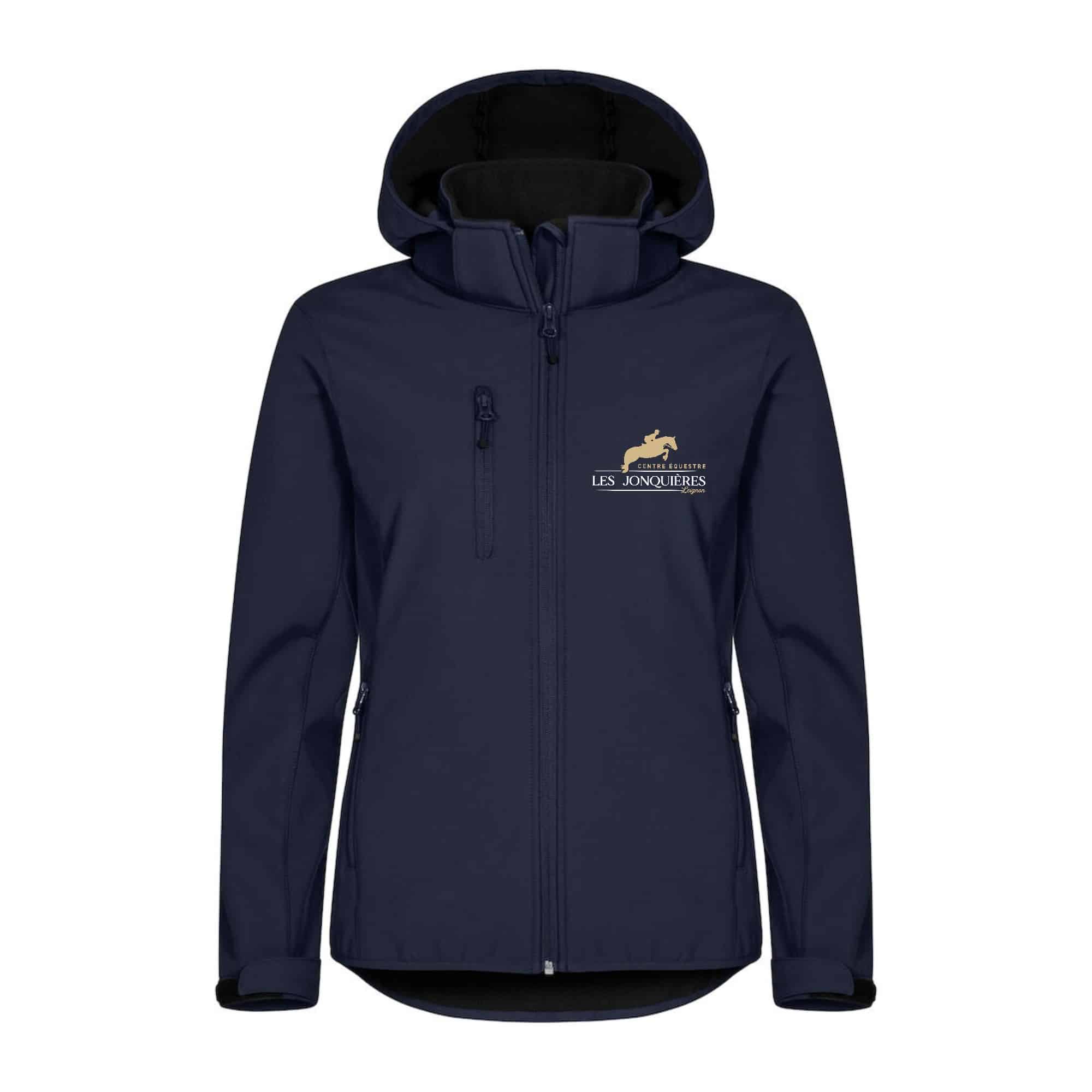 SOFTSHELL "Classic" (femme) – Centre Equestre - Les Jonquières - Navy - 0200917