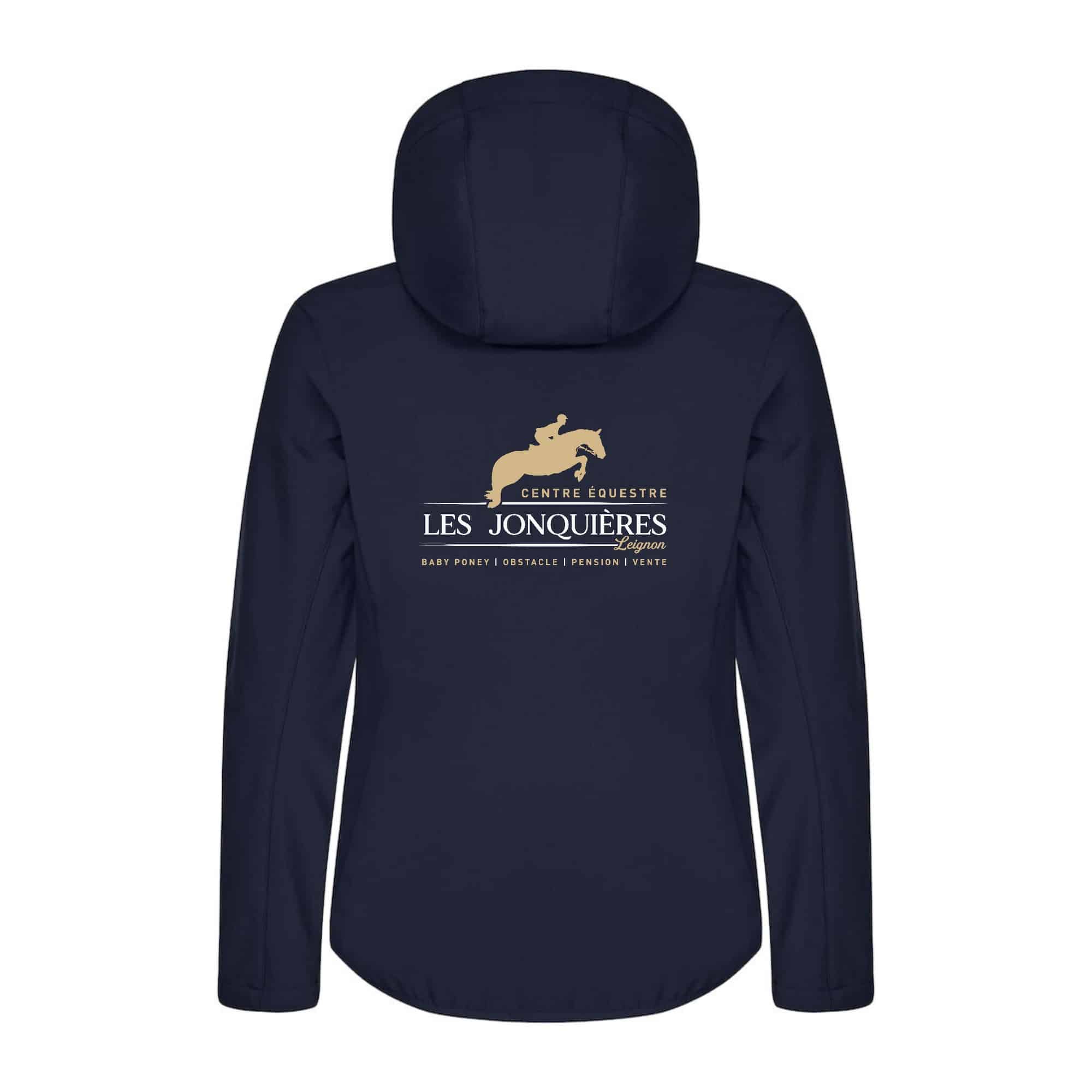 SOFTSHELL "Classic" (femme) – Centre Equestre - Les Jonquières - Navy - 0200917 – Image 3