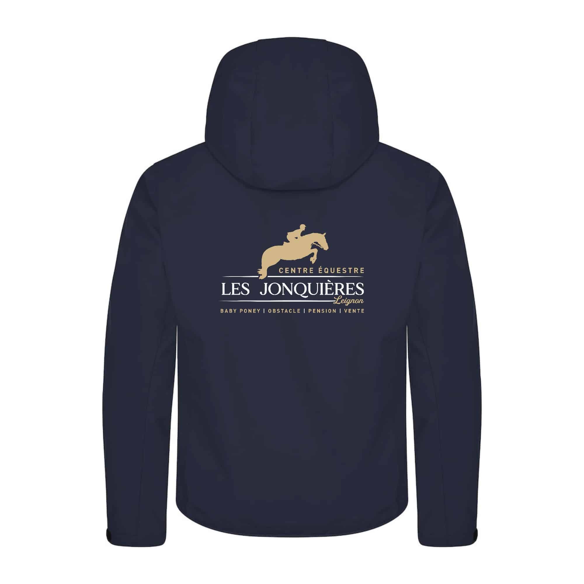 SOFTSHELL "Classic" (homme) - Centre Equestre - Les Jonquières - Navy - 0200912 – Image 3