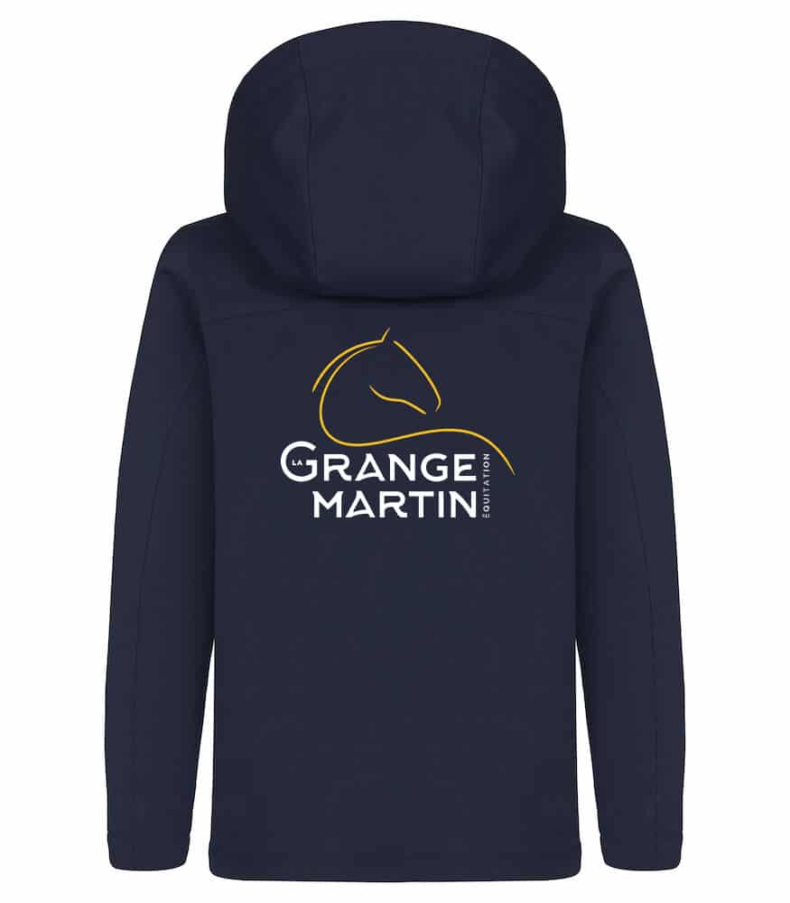 Softshell "PADDED" (enfant) - La Grange Martin - Navy - 020906 – Image 2