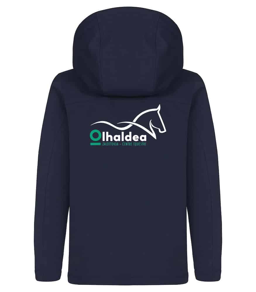 Softshell "PADDED" (enfant) - Centre équestre OLHALDEA – Navy - 020906 – Image 2