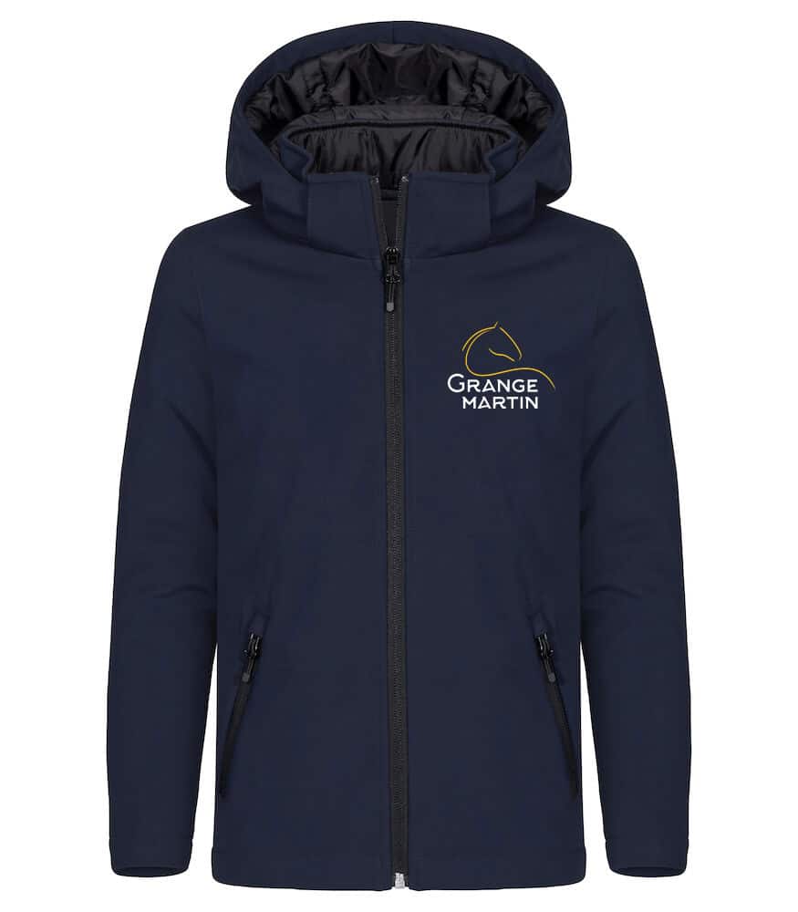 Softshell "PADDED" (enfant) - La Grange Martin - Navy - 020906