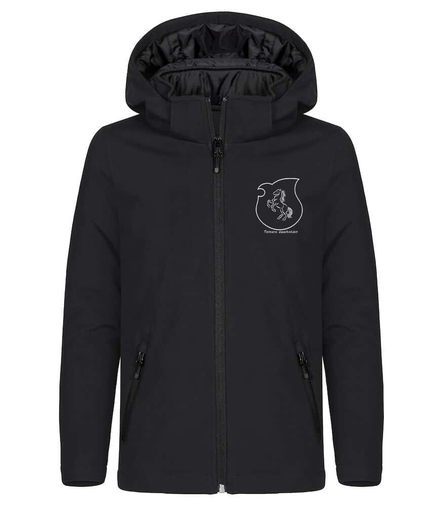 Softshell "PADDED" (enfant) - Tamara equitation – Noir - 020906