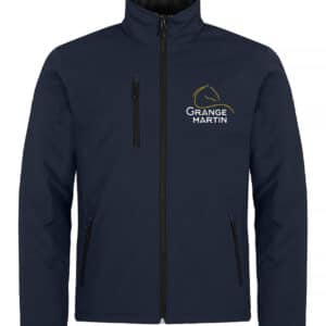 Softshell sans capuche "PADDED" (homme) - La Grange Martin - Navy - 020954