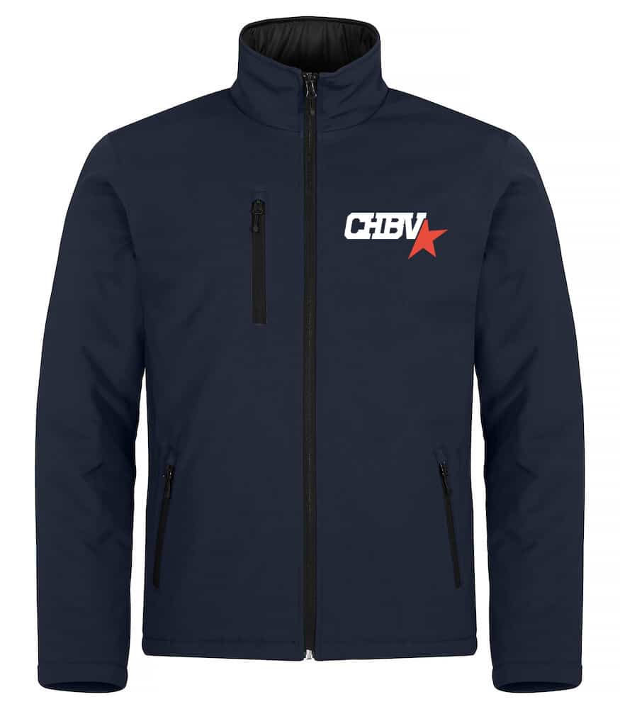 Softshell sans capuche "PADDED" (homme) - CHBV – Navy - 020954