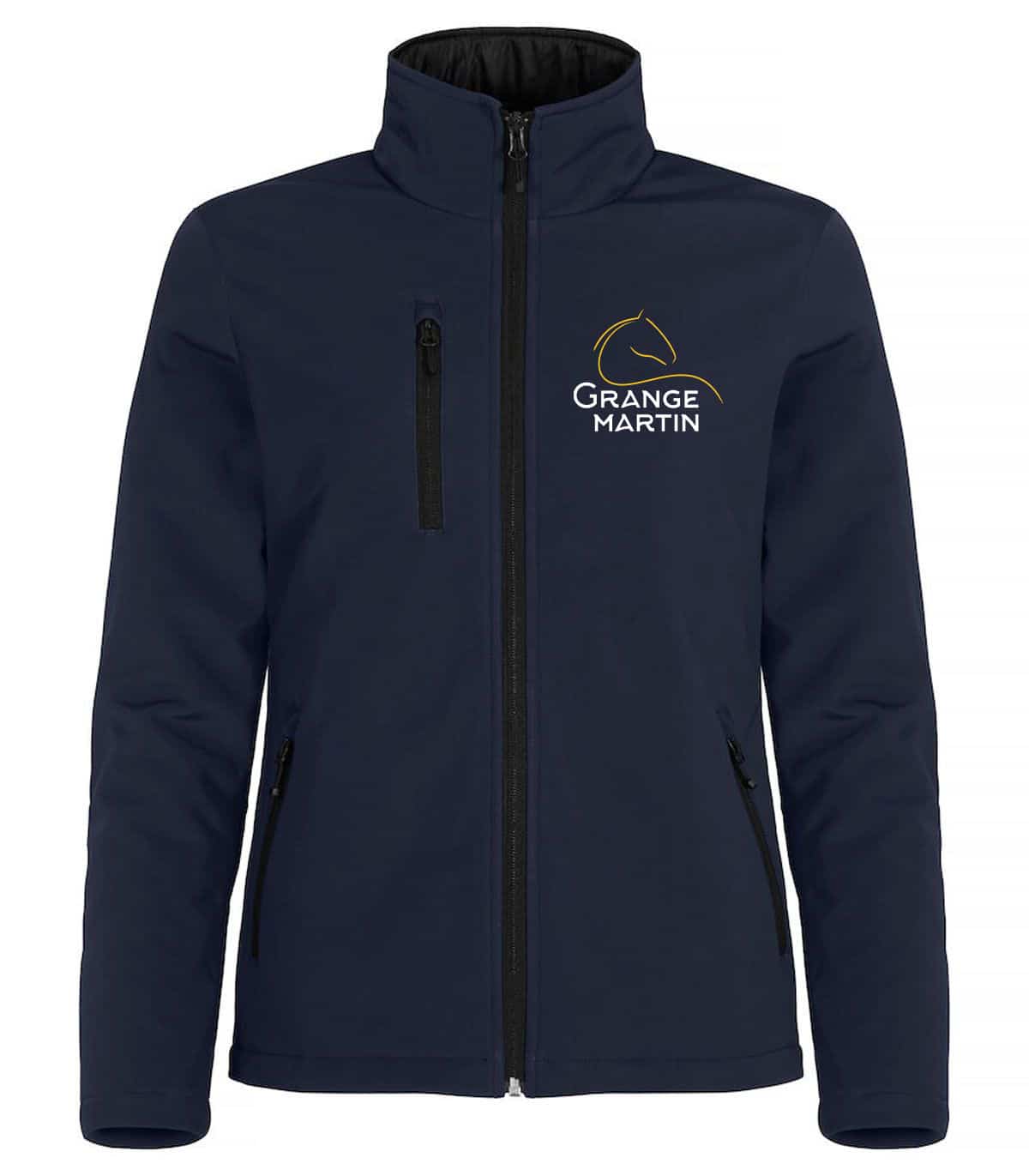 Softshell sans capuche "PADDED'' (femme) - La Grange Martin - Navy - 0200957