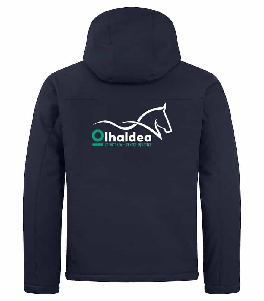Softshell "PADDED" (homme) - Centre équestre OLHALDEA – Navy - 020952 – Image 2