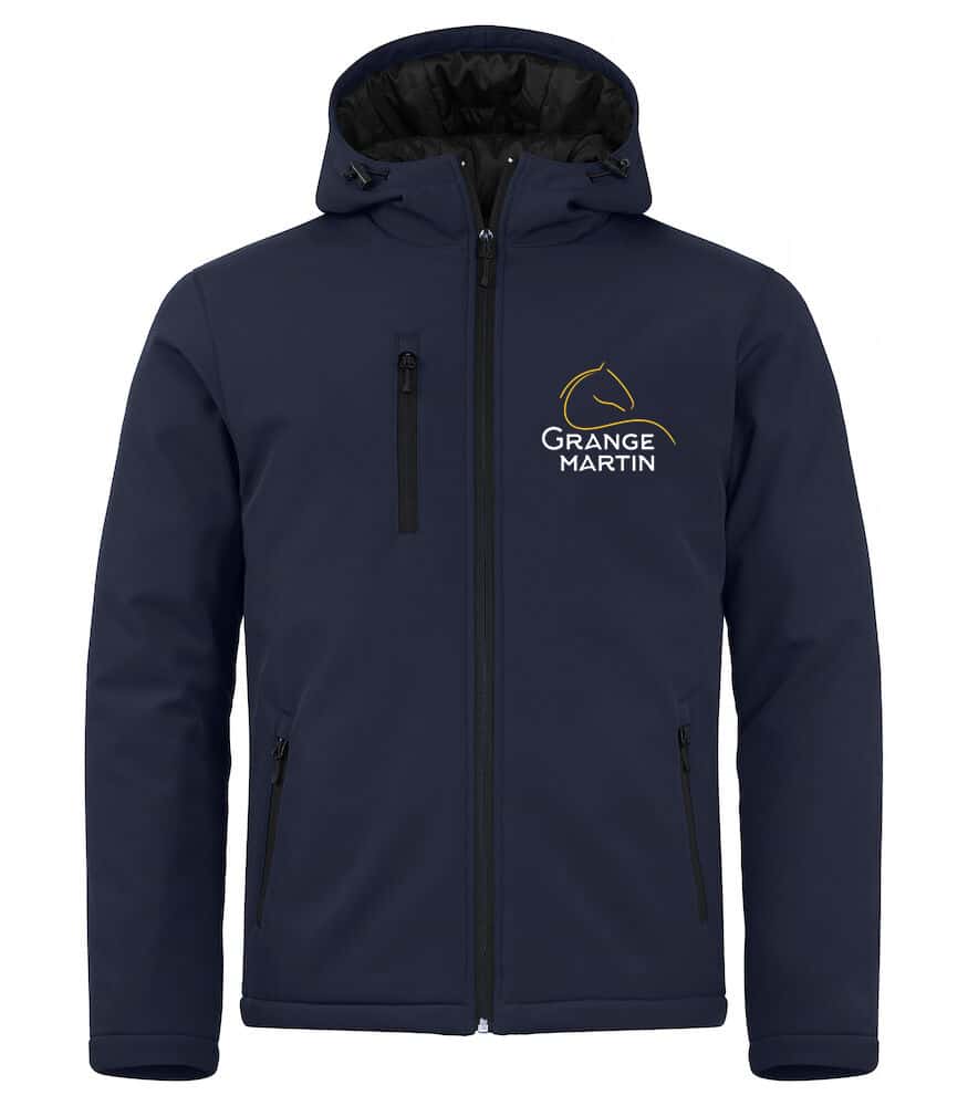 Softshell "PADDED" (homme) - La Grange Martin - Navy - 020952