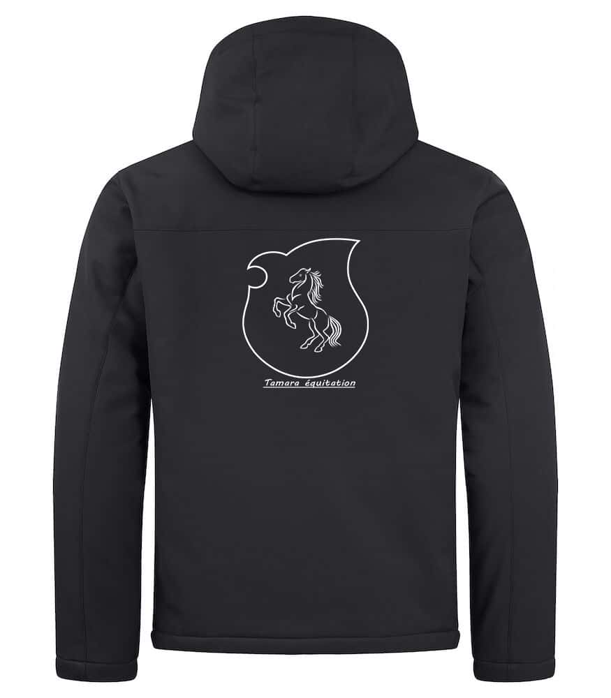 Softshell "PADDED" (homme) - Tamara equitation – Noir - 020952 – Image 2