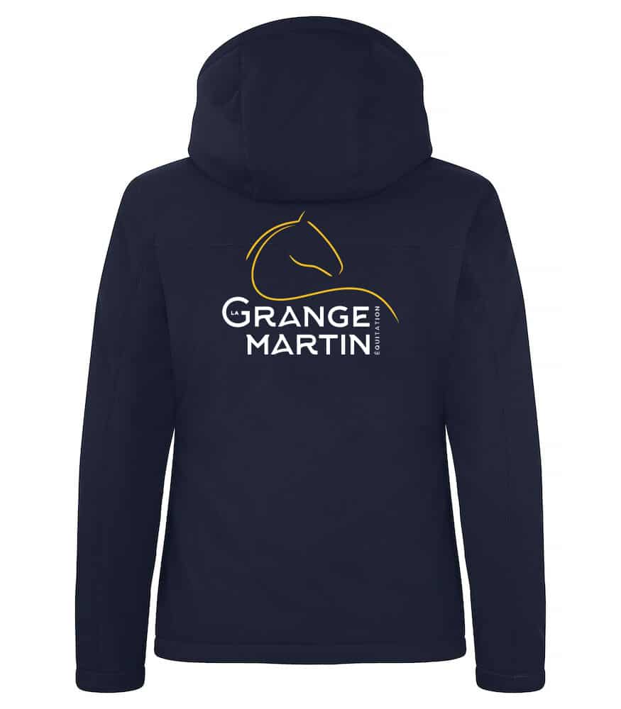 Softshell "PADDED'' (femme) - La Grange Martin - Navy - 020953 – Image 2