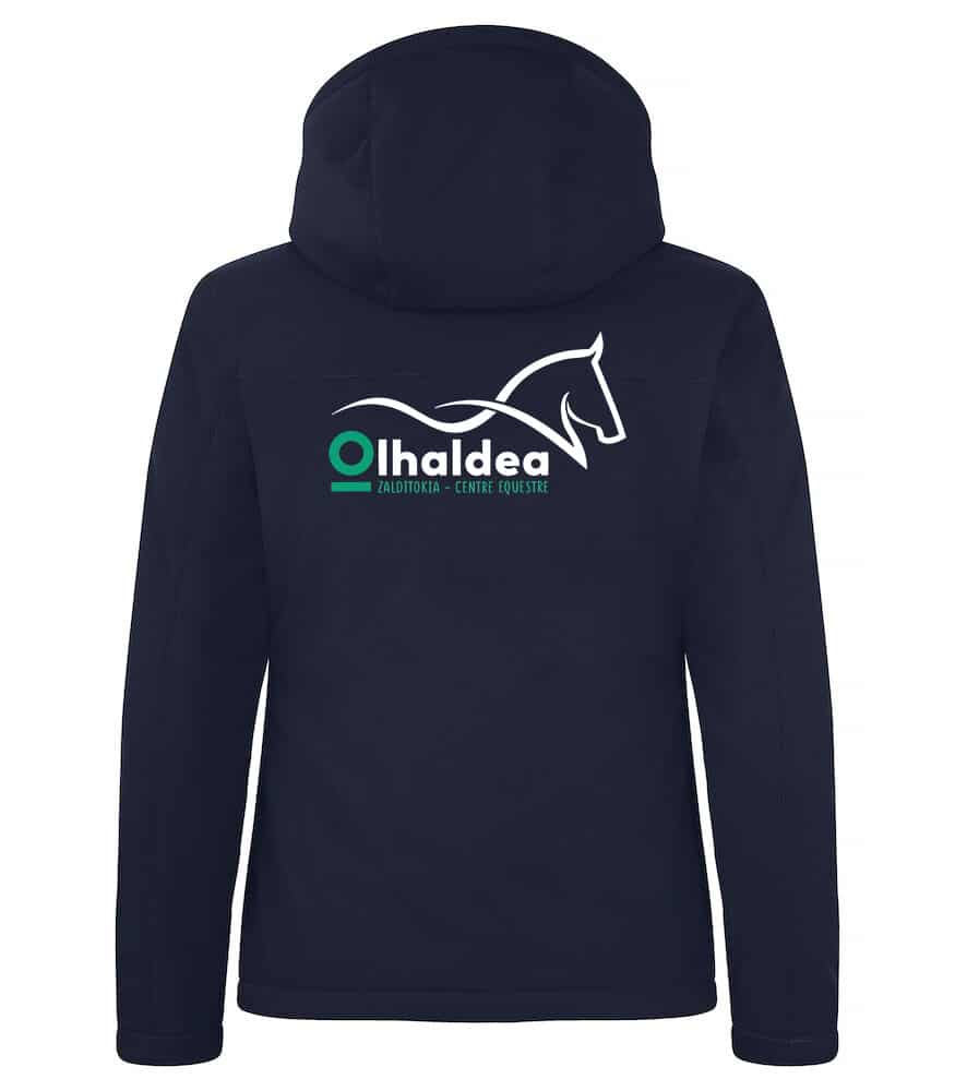 Softshell "PADDED'' (femme) - Centre équestre OLHALDEA – Navy - 020953 – Image 2