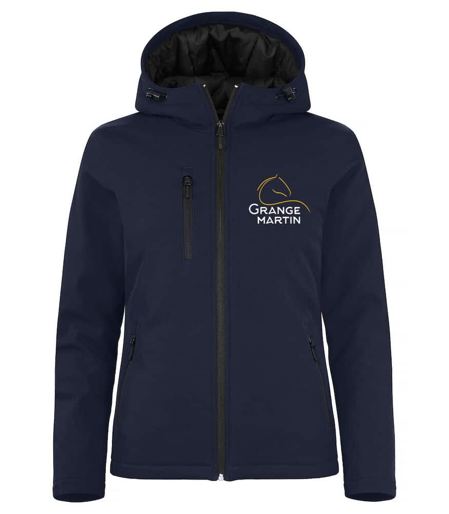 Softshell "PADDED'' (femme) - La Grange Martin - Navy - 020953