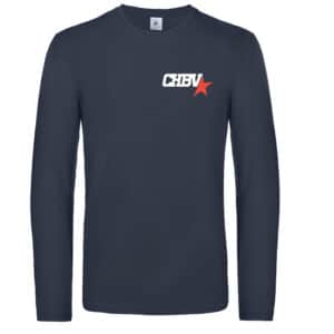 T-SHIRT manche longue (homme) - CHBV – Navy - BC07T