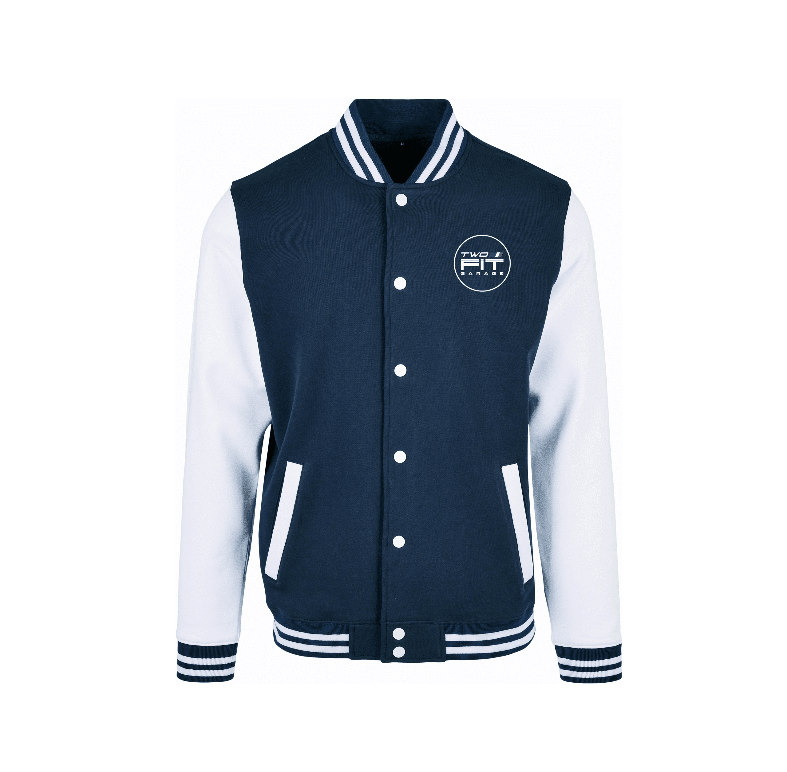 Blouson Teddy (unisexe) - Two Fit Garage - Navy - BYB004