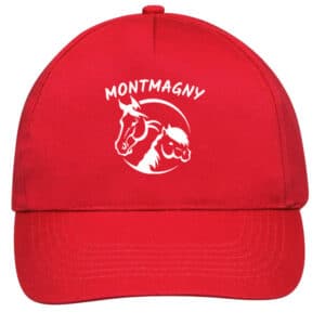 CASQUETTE - Centre Equestre de Montmagny - Rouge - BF015