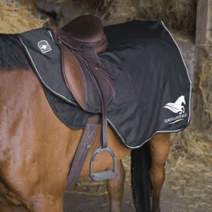 Couvre-reins Impermeable RIDING WORLD - Écurie de la Petite Vallée - Noir - 400240