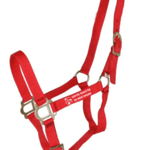 Licol + longe RIDING WORLD "Club" - Centre Equestre de Montmagny - Rouge - 510118