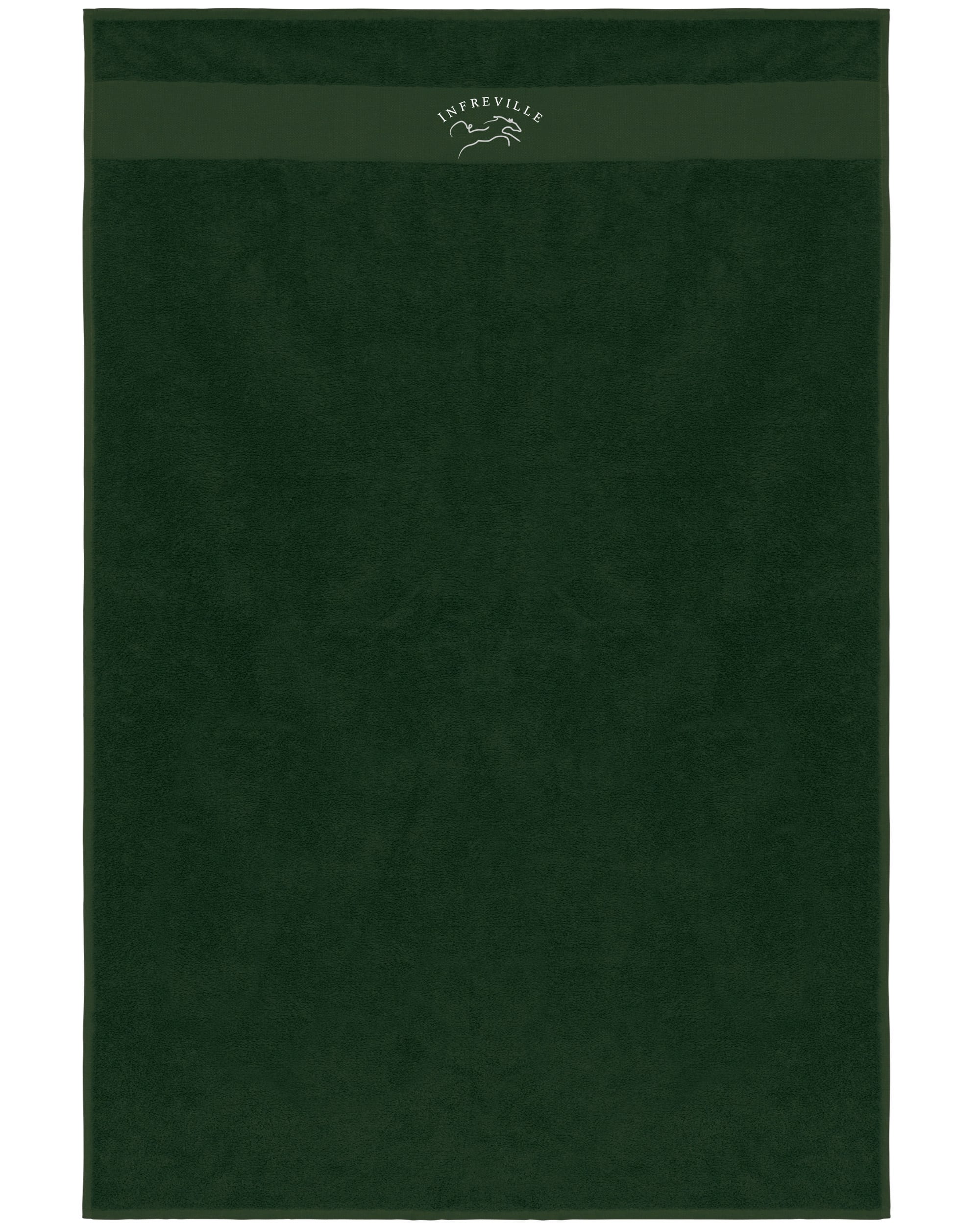 Serviette éponge - Les écuries d'Infreville - Vert Foret - k111