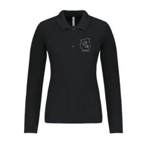 POLO MY POLO 180 MANCHE LONGUE (FEMME) – Tamara equitation - Noir – BCW462