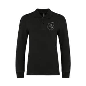 POLO MANCHE LONGUE BASIC+ (ENFANT) – Tamara equitation - Noir – K269