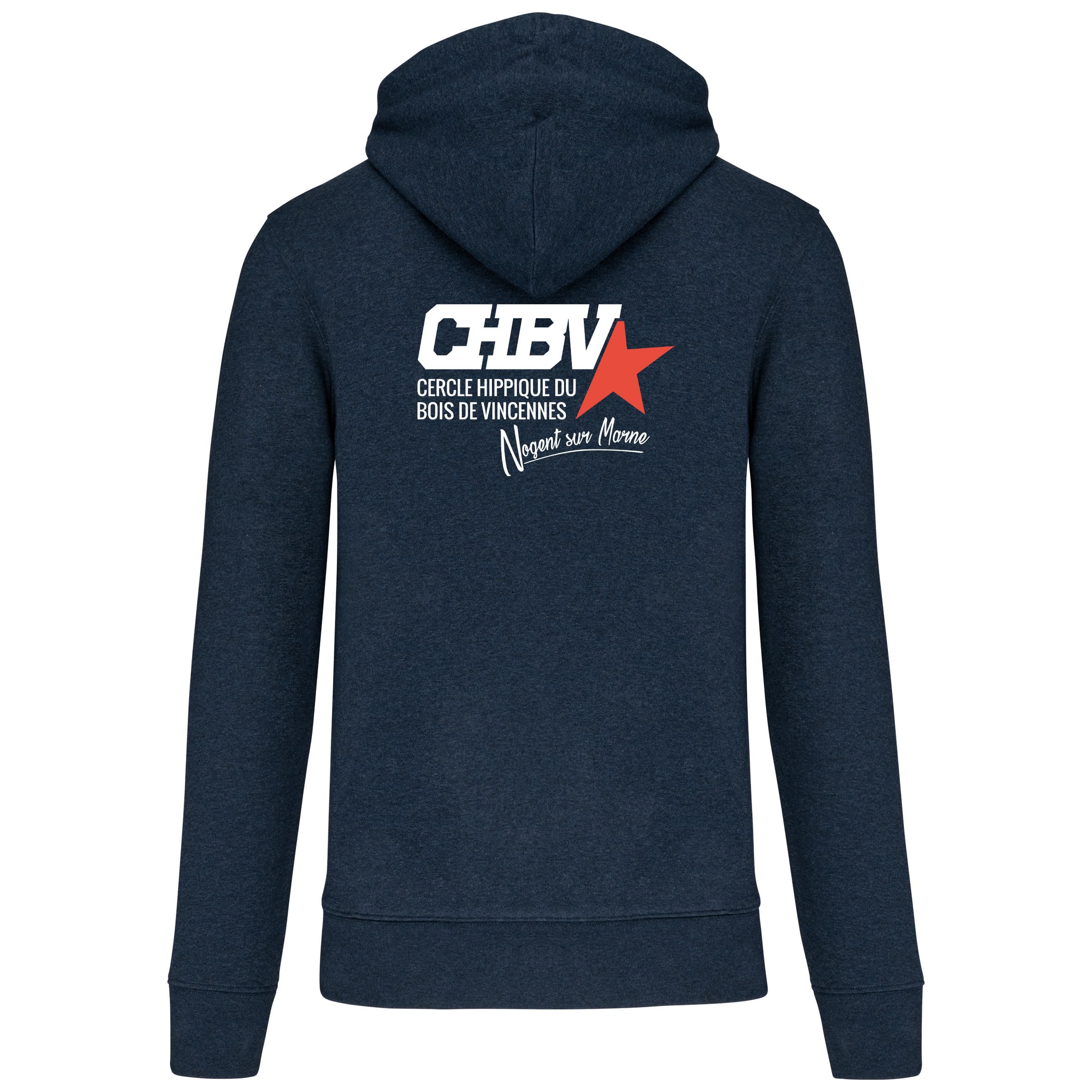 Sweat avec capuche et poche kangourou (enfant) - CHBV – Navy - K4029 – Image 3