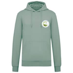 Sweat avec capuche et poche kangourou (enfant) - L’Ecrin du Cheval - Sage - K4029