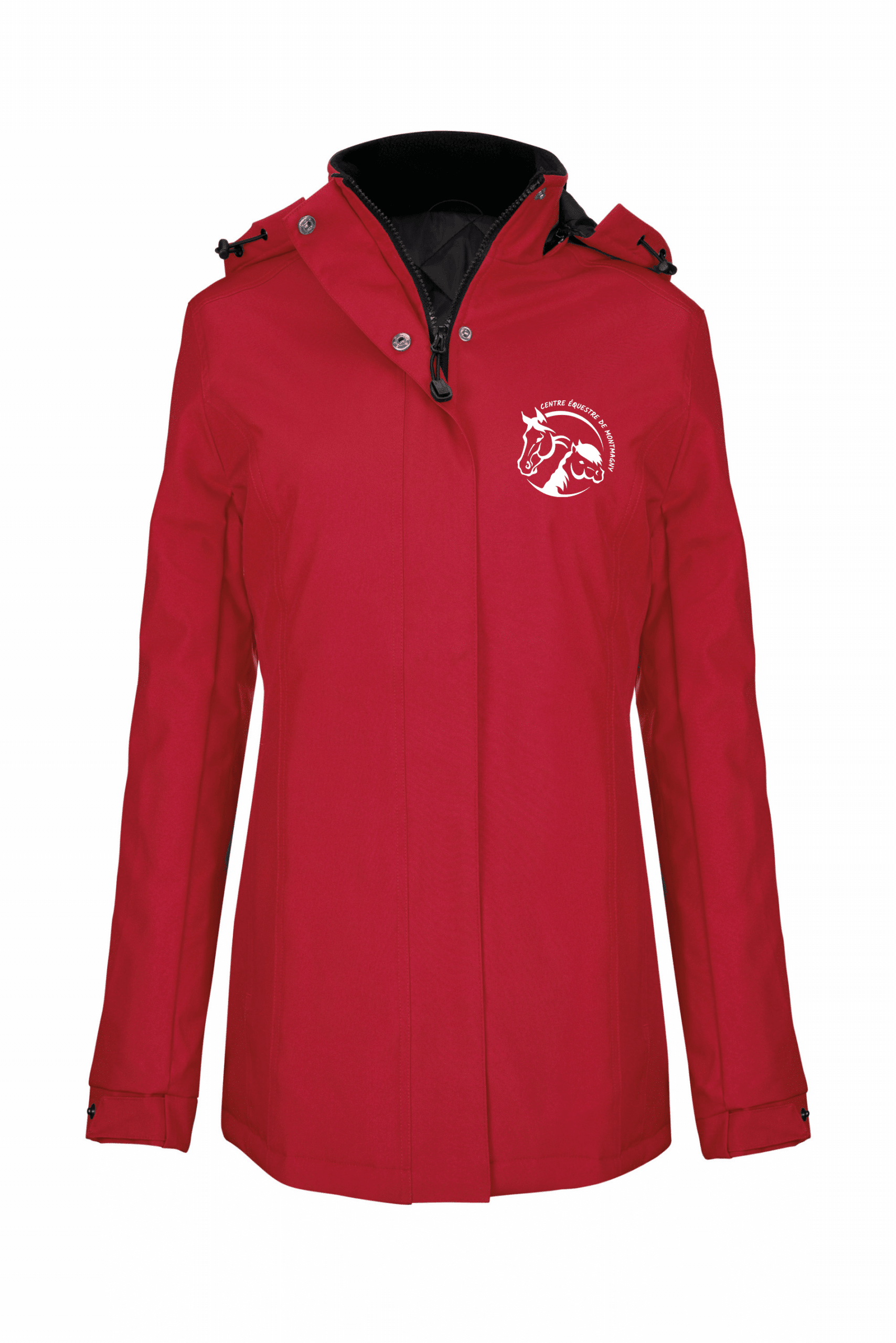 Parka (femme) - Centre Equestre de Montmagny - Rouge - K6108