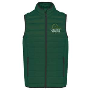 DOUDOUNE SANS MANCHES (femme) - La Grange Martin - Vert Foret - K6114