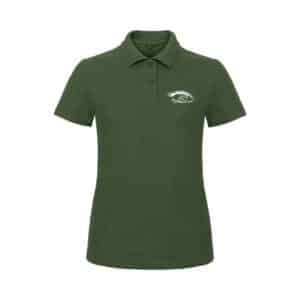 Polo premium (femme) - Confi'Danse Équine - Vert Foret - BCW463