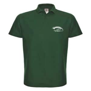 Polo premium (homme) - Confi'Danse Équine - Vert Foret - BCU426