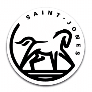 STICKER ROND - PONEY CLUB SAINT JONES - STI001