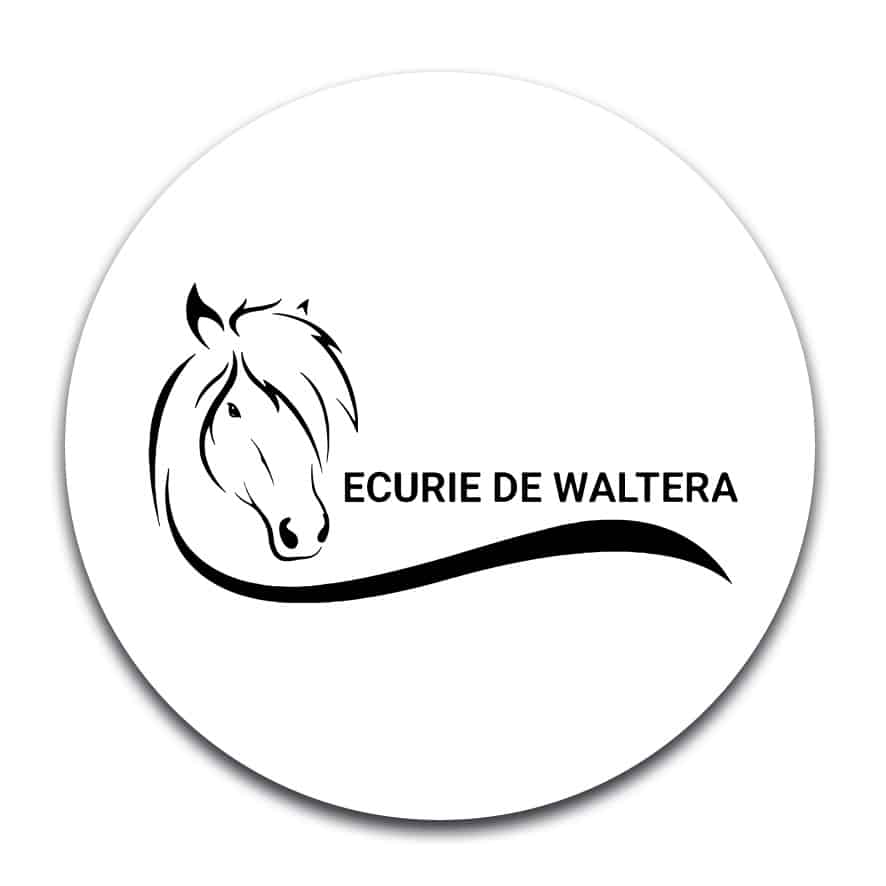 STICKER ROND - Ecurie de waltera - STI001